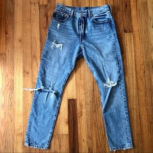 Levi’s 501 skinny crop jeans